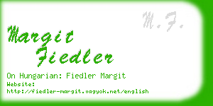 margit fiedler business card